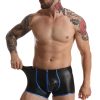 Sleek Faux Leather Boxers