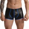 Sleek Faux Leather Boxers - Image 4