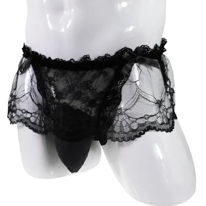 Sexy Lace Backless Jockstrap